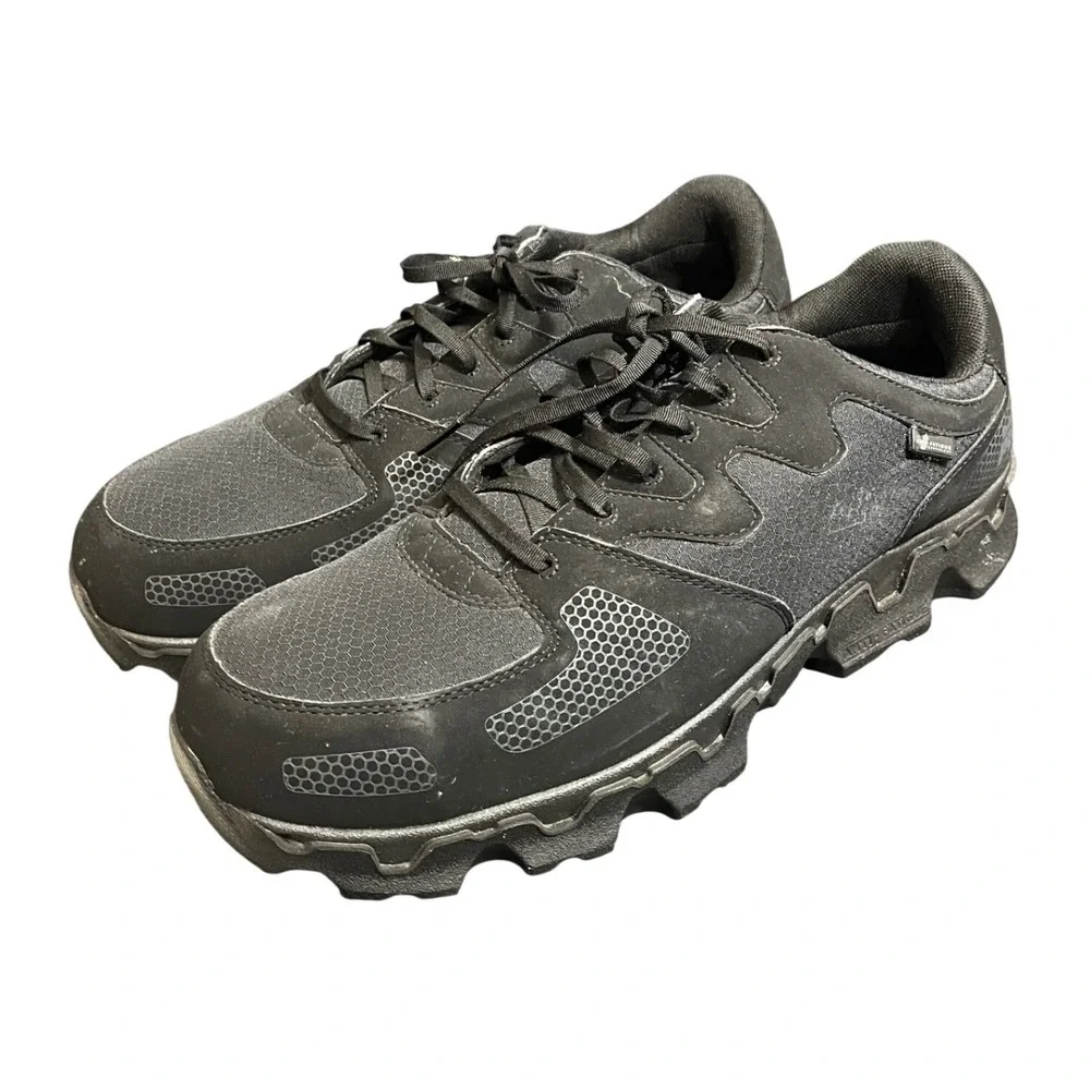 Timberland PRO Powertrain Mens 14W Black‎ Sport Work Shoes Alloy Safety Toe